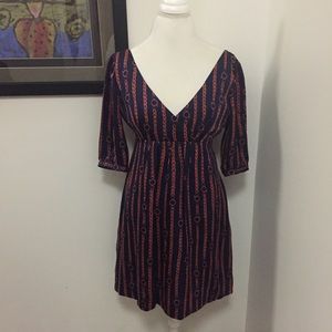 Shoshanna Deep V Dress, sz 10